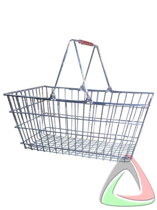 Metal shopping basket